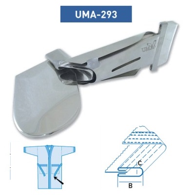 Приспособление для пояса UMA-293 120-40 мм M