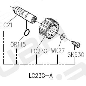 Регулятор длины стежка LC23G-A (original)