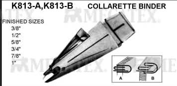 Окантователь в 3 сложения с кантом K813-B 3/8" (9,5 мм)