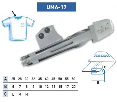 Приспособление UMA-17 28-7 мм