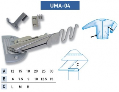 Приспособление UMA-04 30-15 мм H