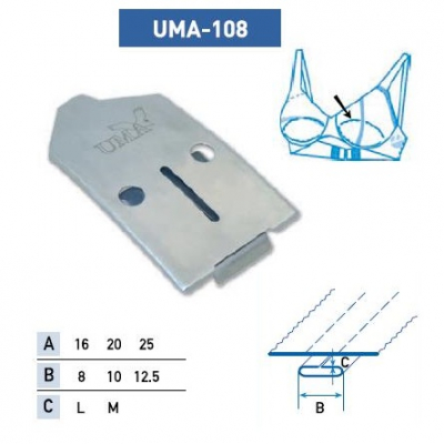 Приспособление UMA-108 16-8 мм M